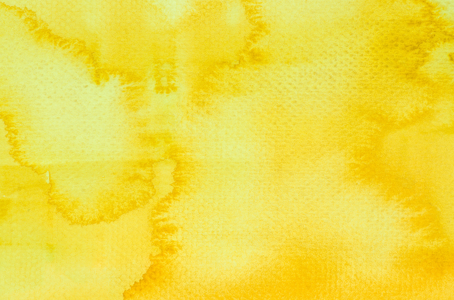 yellow watercolor painting background
