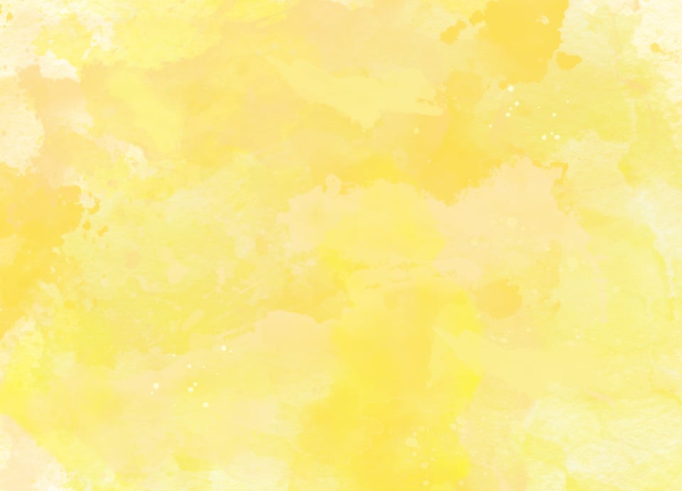 Yellow Watercolor Background Splatter Texture